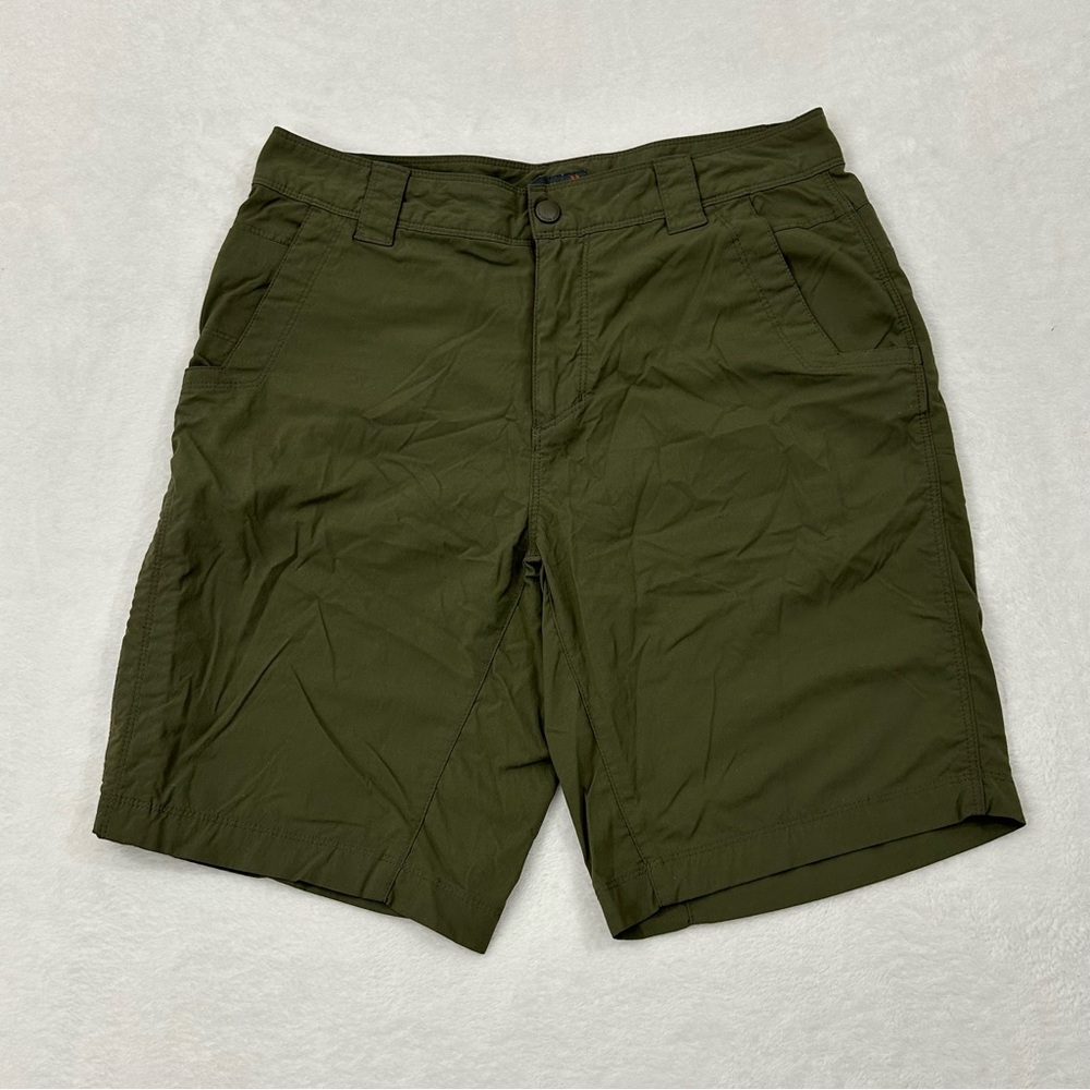 Royal Robbins Olive Green Nylon Stretch Outdoor Hiking Shorts Men’s Size 32w 10L